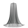 Hyttysverkko sängylle 156 mesh Musta ⌀56 x 220 cm Polyesteri