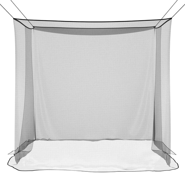 Hyttysverkko sängylle 156 mesh Musta 220 x 150 x 180 cm