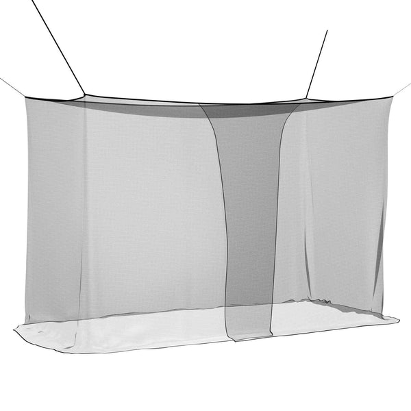 Hyttysverkko sängylle 3 kpl 156 mesh Musta 220 x 100 x 150 cm