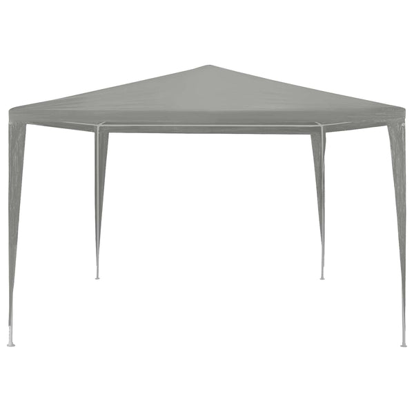 Juhlateltta Vaaleanharmaa 300 x 300 x 255 cm PE ja teräs