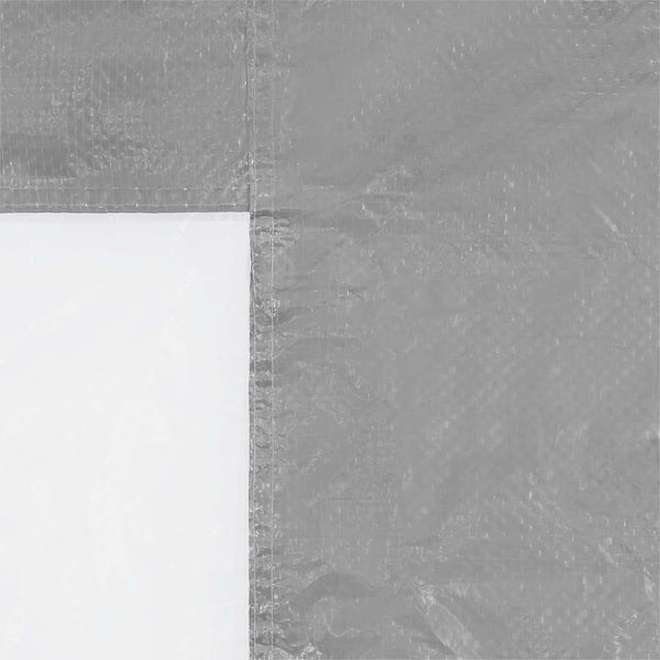 Juhlateltan sivuseinä 2 kpl 200 x 195 cm Vaaleanharmaa