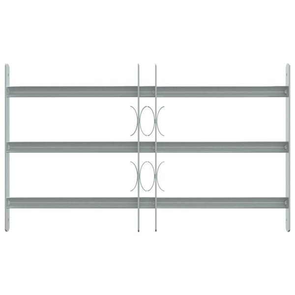 Ikkunoiden turvaverkko 3 ristikkopalkilla 3 kpl 430-740 mm