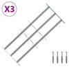 Ikkunoiden turvaverkko 3 ristikkopalkilla 3 kpl 630-1140 mm