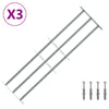 Ikkunoiden turvaverkko 3 ristikkopalkilla 3 kpl 930-1740 mm