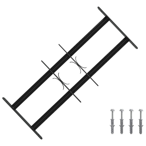 Ik windowin turva-aita kahdella poikkitangolla 3 kpl 43-74 cm