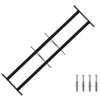 Ik windowin turva-aita kahdella poikkitangolla 3 kpl 63-114 cm