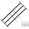 Ikkunoiden turvaverkko 3 ristikkopalkilla 3 kpl 63-114 cm