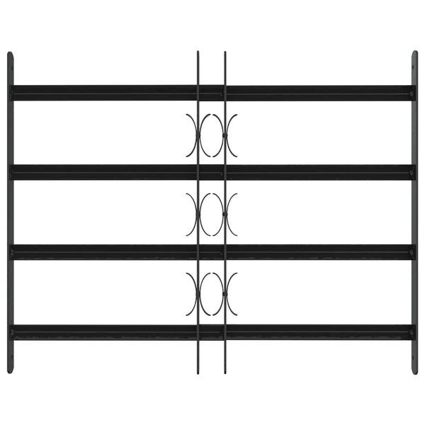 Turvaverkko ikkunoille, jossa on 4 poikkipalkkia 3 kpl 43-74 cm