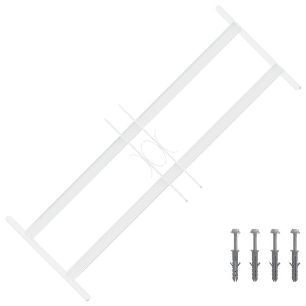 Ik windowin turva-aita kahdella poikkitangolla 3 kpl 43-74 cm