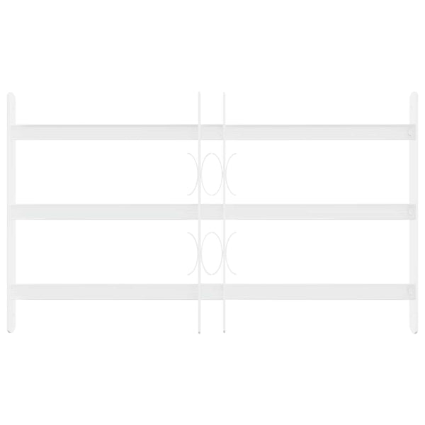 Ikkunoiden turvaverkko 3 ristikkopalkilla 3 kpl 43-74 cm