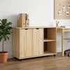 Rullaava kaappi Ruskea 100 x 39 x 65,5 cm Massiivinen mänty