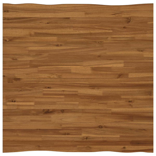 90 x 90 x 75 cm Tiheä akasiapuu Luonnollinen ja musta Neliö