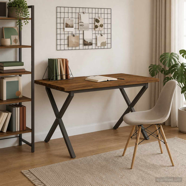 Elävä Reunakynttiläruokapöytä 120 x 80 x 75 cm Tiheä akasiapuu