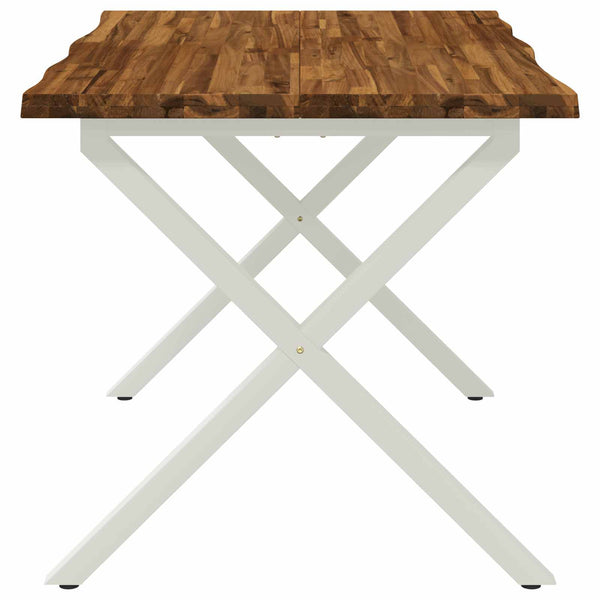 Elävä Reunakynttiläruokapöytä 120 x 80 x 75 cm Tiheä akasiapuu