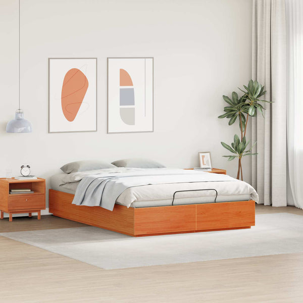 Rahi sängyn runko säilytystilalla Vahanruskea 4FT Small Double