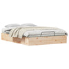 Rahi sängyn runko säilytystilalla Luonnollinen 5FT King Size