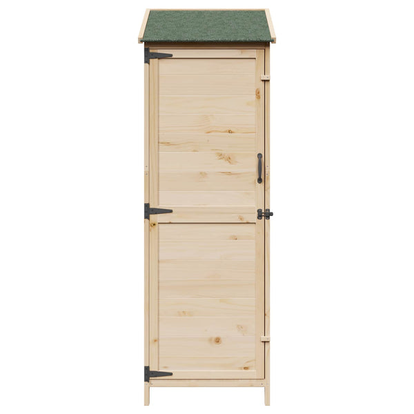 Puutarhasuoja katolla lukkoon Luonnollinen 59,5 x 56 x 176,5 cm