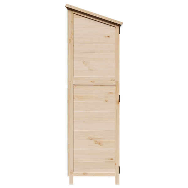 Puutarhasuoja katolla lukkoon Luonnollinen 59,5 x 56 x 176,5 cm
