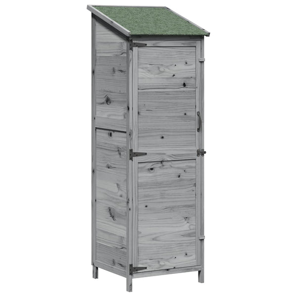 Puutarhasuoja Harmaa 59,5 x 56 x 176,5 cm Säteisen kuusipuu