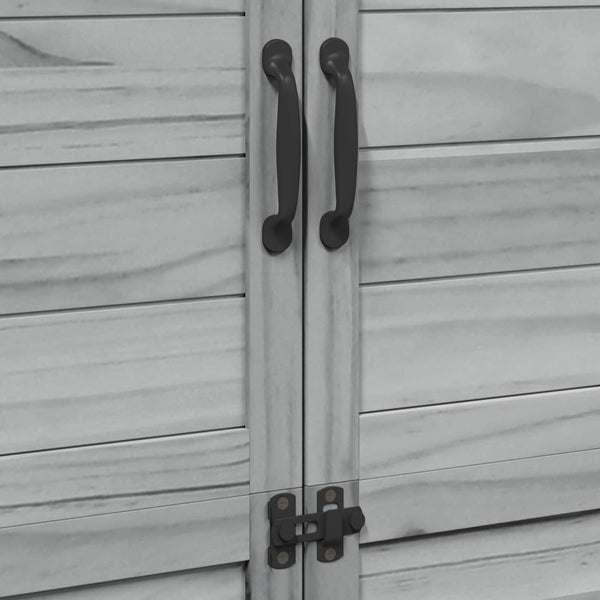 Puutarhasuoja Harmaa 106 x 56 x 176,5 cm Säteisen kuusipuu
