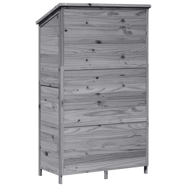 Puutarhasuoja Harmaa 106 x 56 x 176,5 cm Säteisen kuusipuu