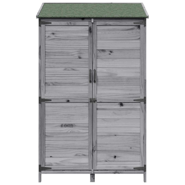 Puutarhasuoja Harmaa 106 x 56 x 176,5 cm Säteisen kuusipuu