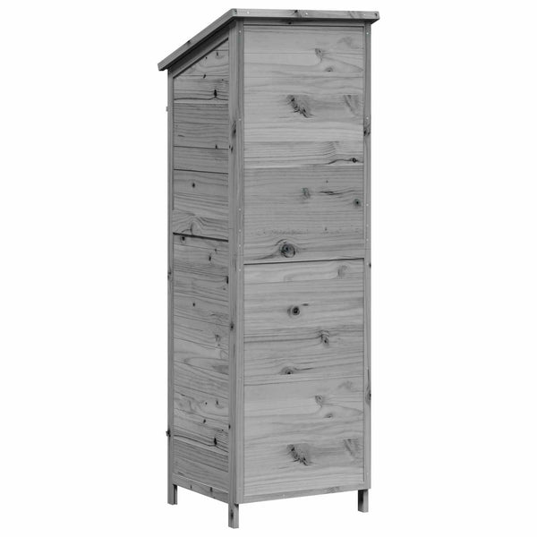 Puutarhasuoja Harmaa 59,5 x 56 x 176,5 cm Säteisen kuusipuu