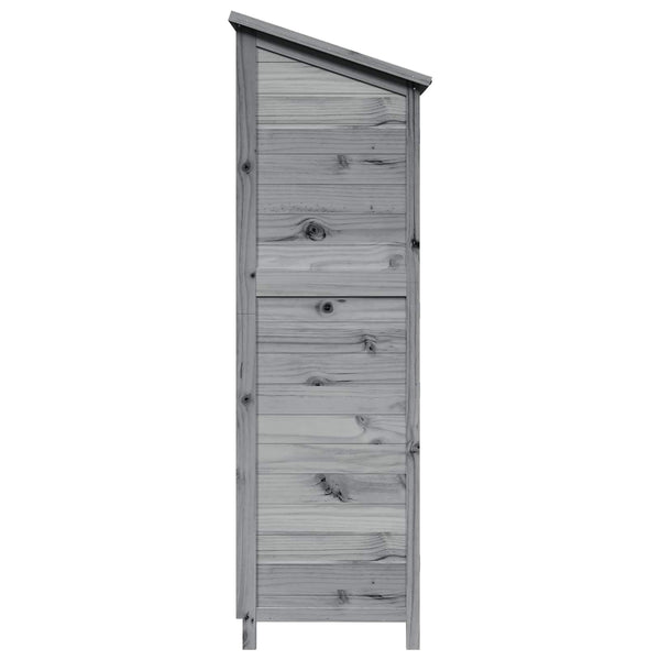 Puutarhasuoja Harmaa 59,5 x 56 x 176,5 cm Säteisen kuusipuu