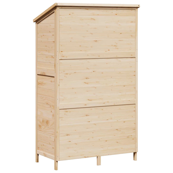 Puutarhasuoja katolla Luonnollinen 106 x 56 x 176,5 cm