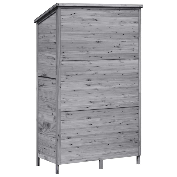 Puutarhasuoja Harmaa 106 x 56 x 176,5 cm Säteisen kuusipuu