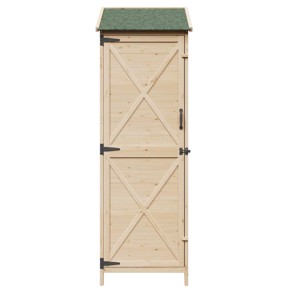 Puutarhasuoja Luonnollinen 59,5 x 56 x 176,5 cm