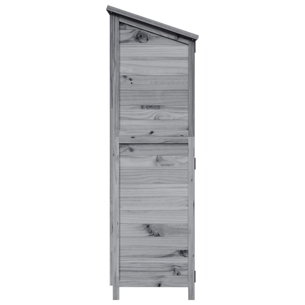 Puutarhasuoja Harmaa 106 x 56 x 176,5 cm Säteisen kuusipuu