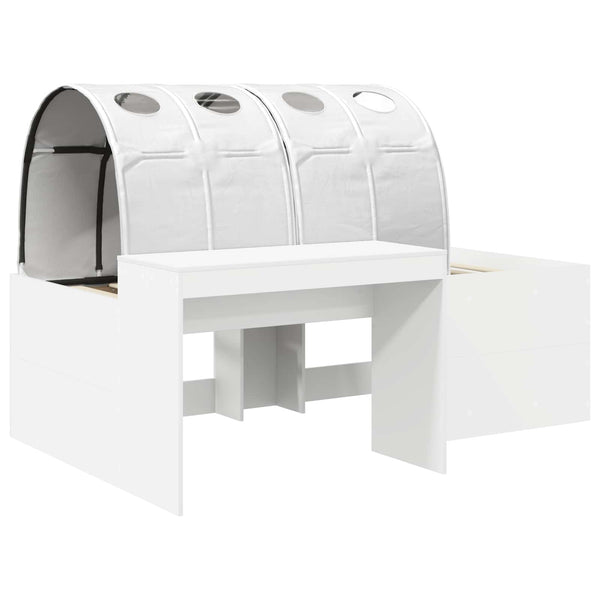 Sänky Tunnelilla 3 kpl valkoinen 118,6 x 193,2 x 75,1 cm