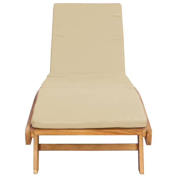 Aurinkotuoli Polyesteri Ruskea ja beige