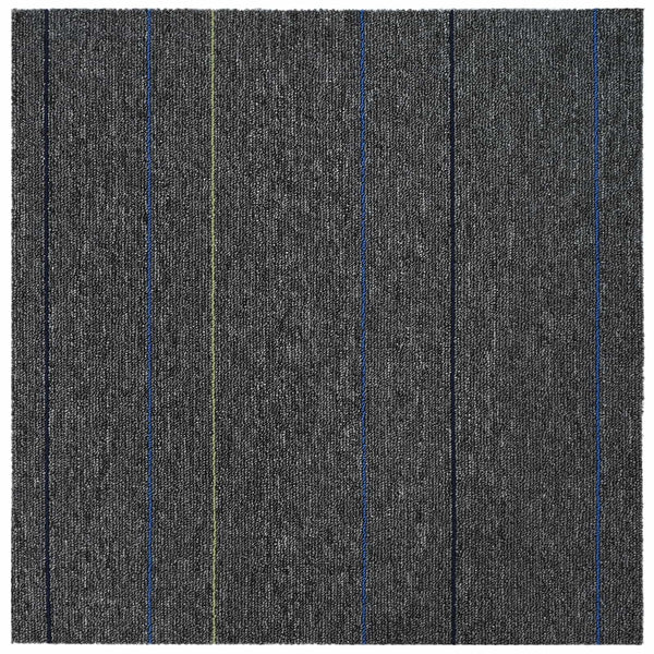 Matto laatta Keskiharmaa raidoilla 50 x 50 cm 20 kpl