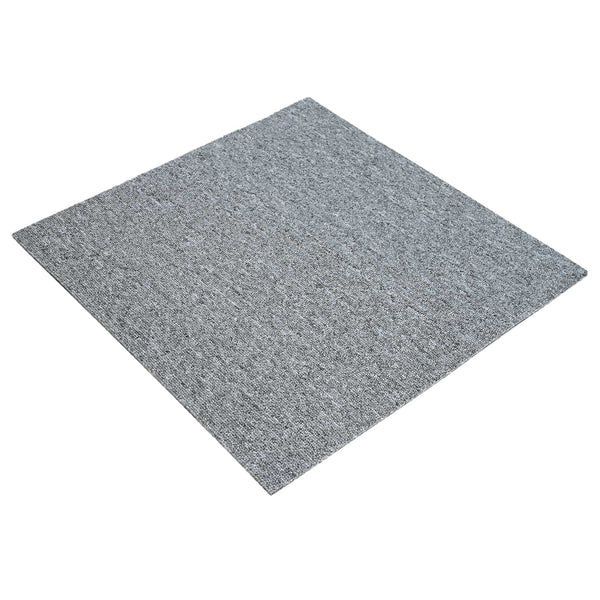 Matto laatta Vaaleanharmaa 50 x 50 cm 36 kpl PP ja Bitumi