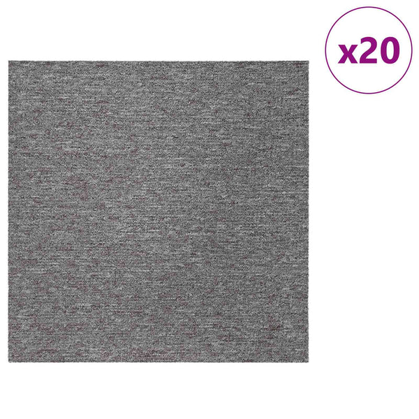 Matto laatta Ruskea 50 x 50 cm 20 kpl PP ja Bitumi