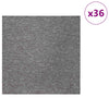 Matto laatta Ruskea 50 x 50 cm 36 kpl PP ja Bitumi