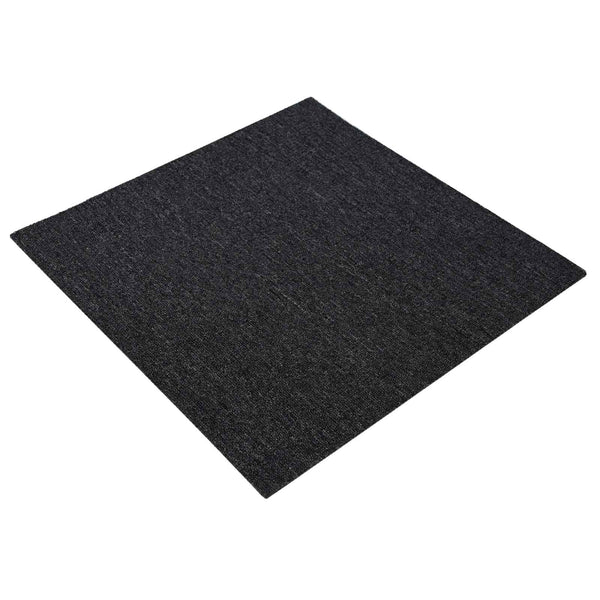 Matto laatta Tummanharmaa 50 x 50 cm 20 kpl PP ja Bitumi