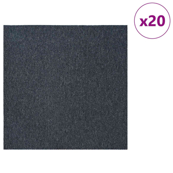 Matto laatta Siniharmaa 50 x 50 cm 20 kpl PP ja Bitumi