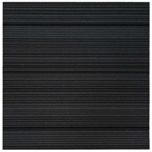Matto laatta Raidallinen vaaleanharmaa 50 x 50 cm 36 kpl