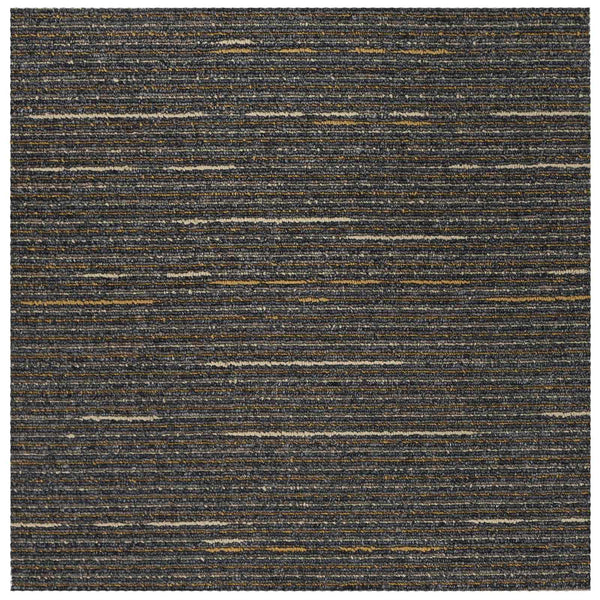 Matto laatta Raitaraitainen Vaalea Ruskea 50 x 50 cm 36 kpl