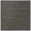 Matto laatta Raidallinen Tumma Ruskea 50 x 50 cm 4 kpl