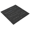 Matto laatta Raidallinen Musta 50 x 50 cm 36 kpl PP ja Bitumi