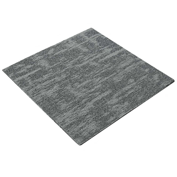 Matto laatta Kivi Harmaa 50 x 50 cm 4 kpl PP ja Bitumi