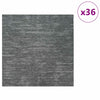Matto laatta Kivi Harmaa 50 x 50 cm 36 kpl PP ja Bitumi