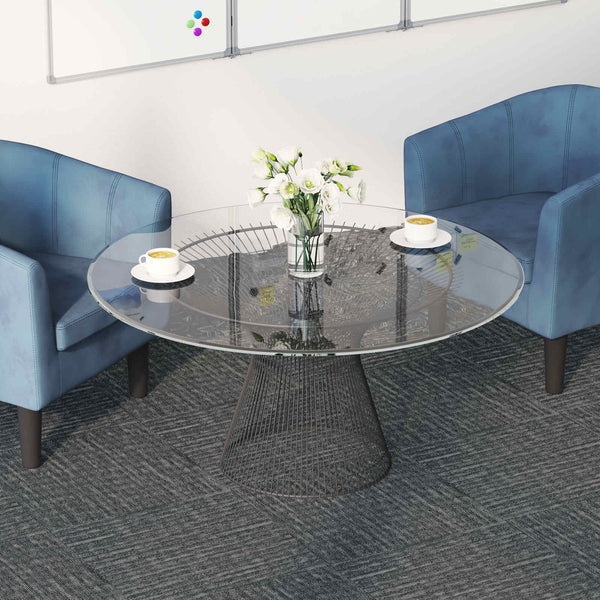 Matto laatta Betoninharmaa 50 x 50 cm 36 kpl PP ja Bitumi