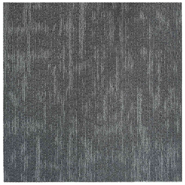 Matto laatta Betoninharmaa 50 x 50 cm 36 kpl PP ja Bitumi