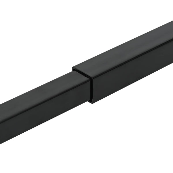 Säädettävä ikkunaturvarautio 3 kpl 710 -1200 mm Teräs Musta