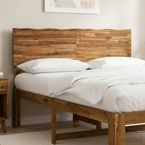 Luonnollinenreunainen sängynpääty ROSTOCK Luonnollinen 120 cm